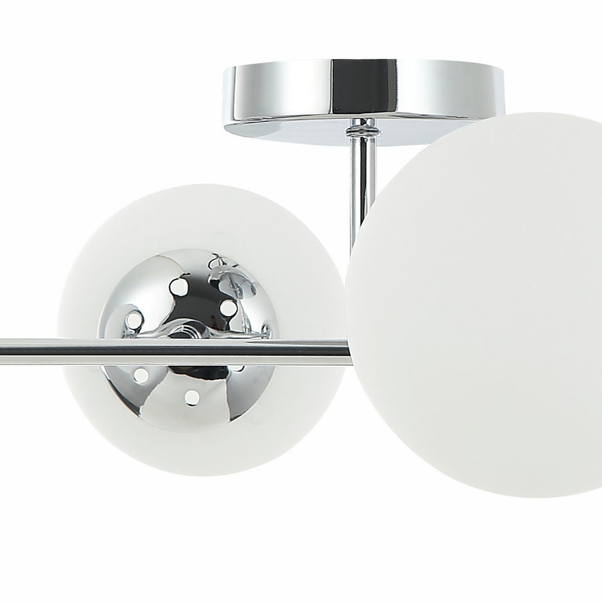 Pinta-asennettava kattokruunu MADDIE 4xE14/5W/230V kiiltävä kromi