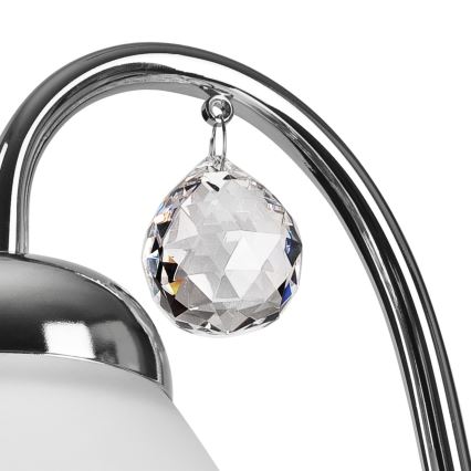 Pinta-asennettava kattokruunu MIRANDA 5xE27/60W/230V kiiltävä kromi