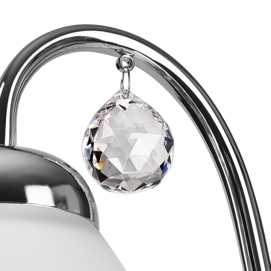 Pinta-asennettava kattokruunu MIRANDA 5xE27/60W/230V kiiltävä kromi