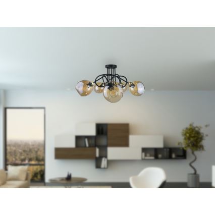 Pinta-asennettava kattokruunu VENUS GOLD 5xE27/60W/230V