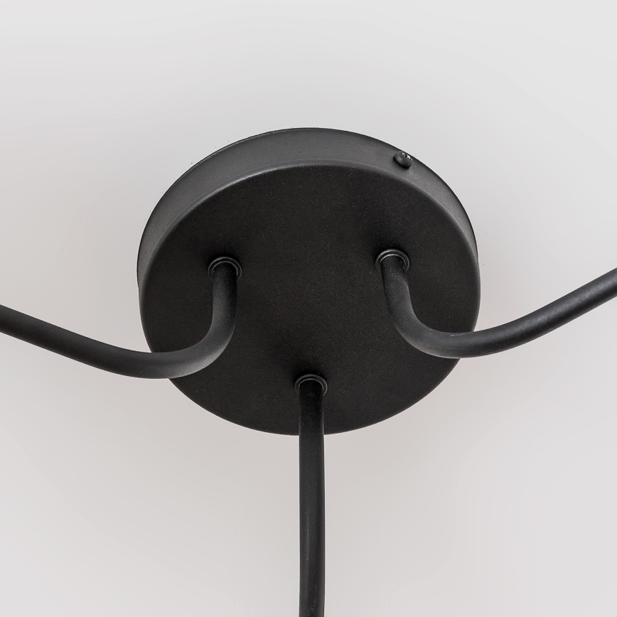 Pinta-asennettava kattovalaisin ALBA 3xE27/15W/230V harmaa