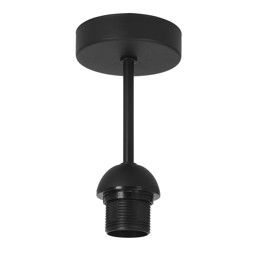 Pinta-asennettava kattovalaisin BORHO 1xE27/60W/230V halkaisija 40 cm musta/juutti