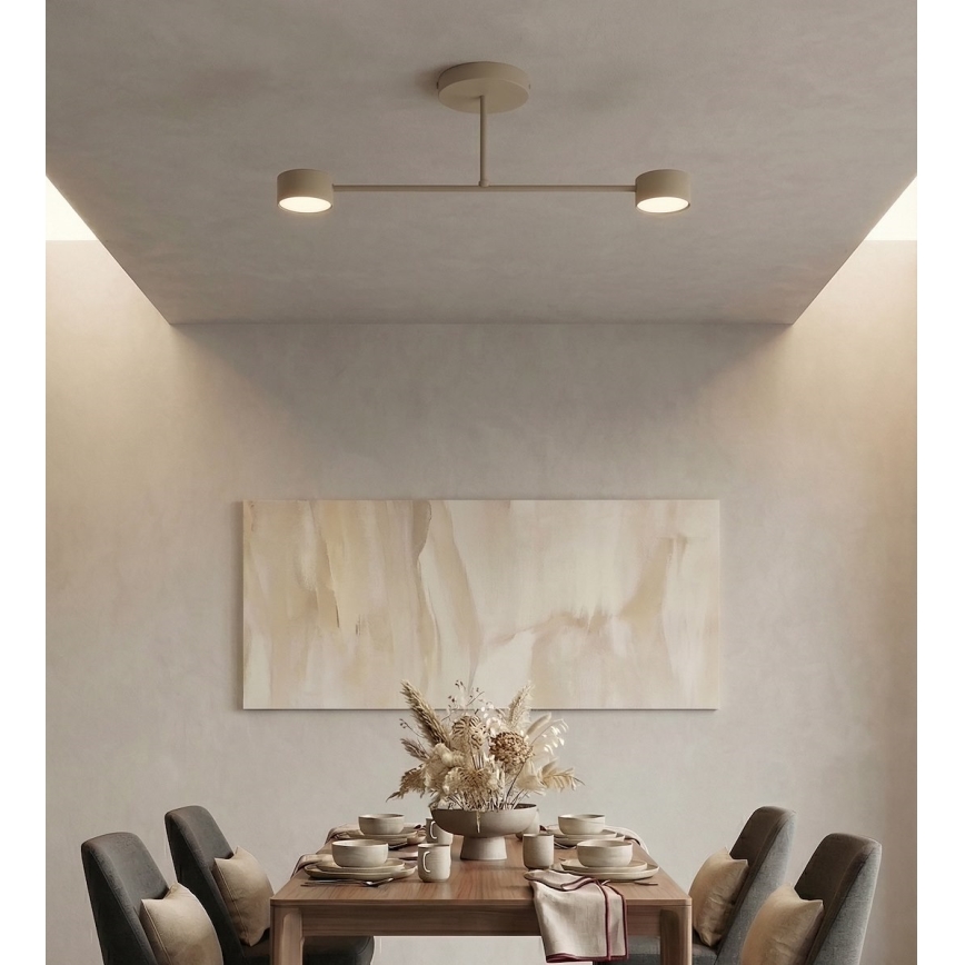 Pinta-asennettava kattovalaisin HALO 2xGX53/10W/230V beige