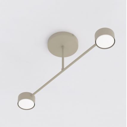 Pinta-asennettava kattovalaisin HALO 2xGX53/10W/230V beige