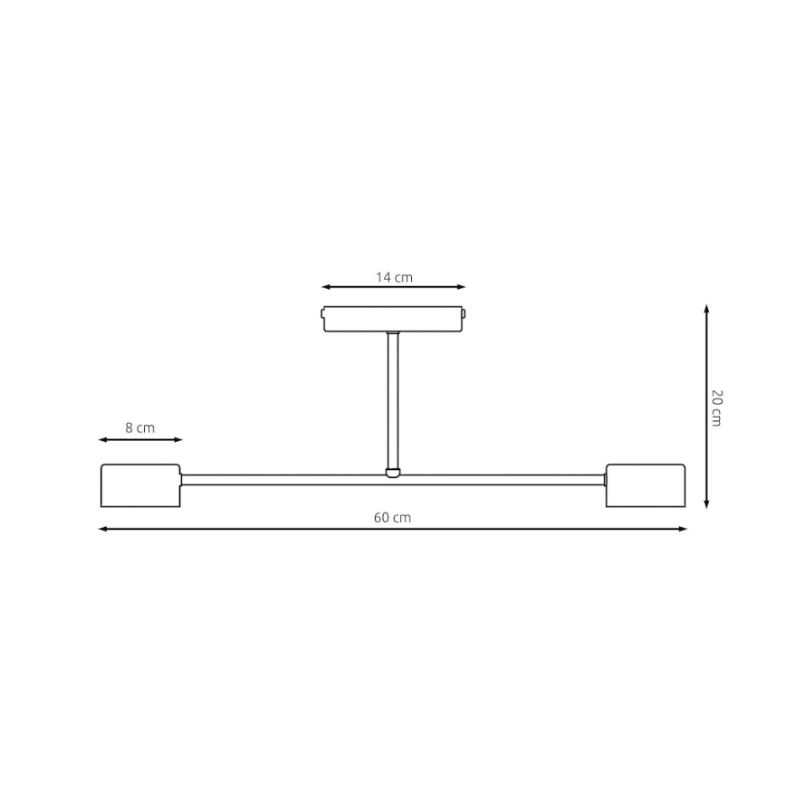 Pinta-asennettava kattovalaisin HALO 2xGX53/10W/230V beige