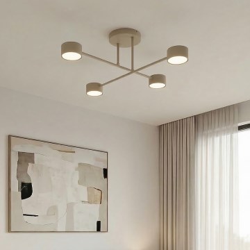 Pinta-asennettava kattovalaisin HALO 4xGX53/10W/230V beige