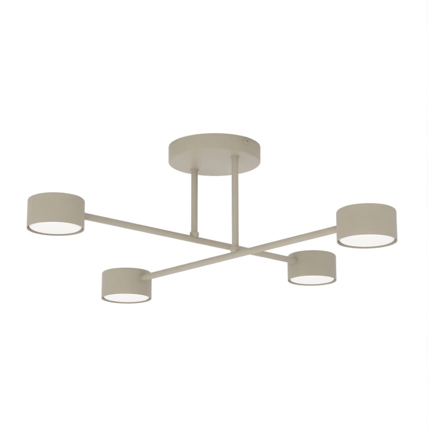 Pinta-asennettava kattovalaisin HALO 4xGX53/10W/230V beige