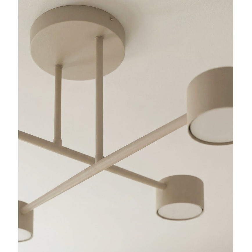 Pinta-asennettava kattovalaisin HALO 4xGX53/10W/230V beige