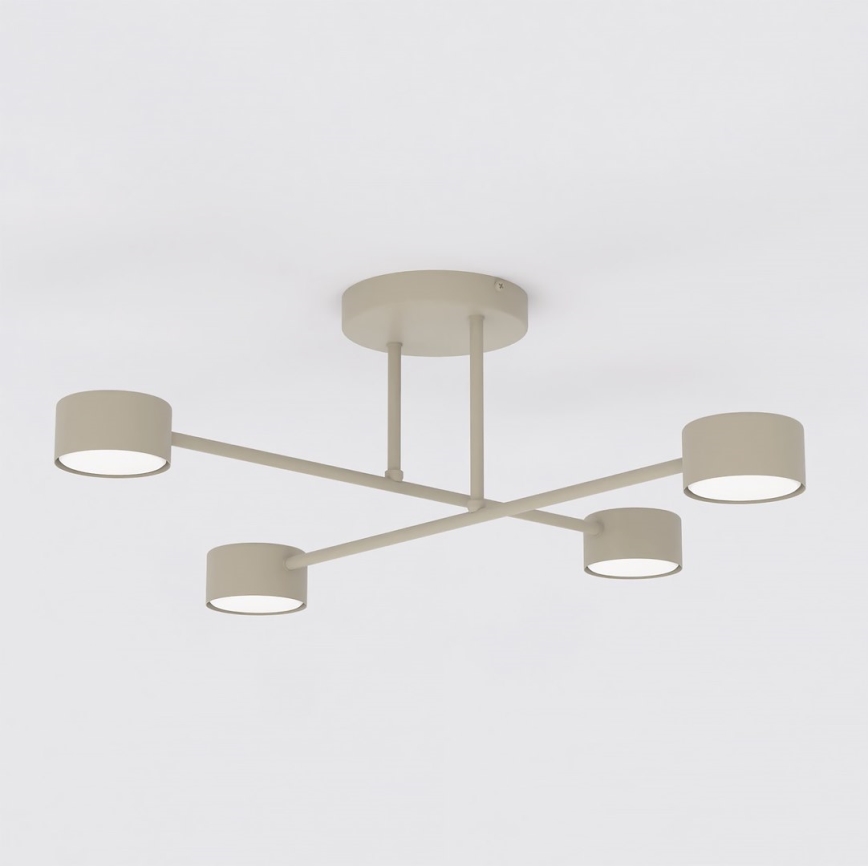 Pinta-asennettava kattovalaisin HALO 4xGX53/10W/230V beige