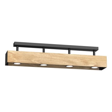 Pinta-asennettava kattovalaisin MAISON 4xGU10/8W/230V tammi