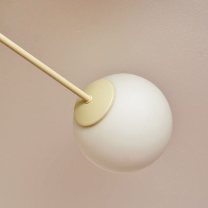 Pinta-asennettava kattovalaisin MOON 4xE27/15W/230V, kermanvärinen