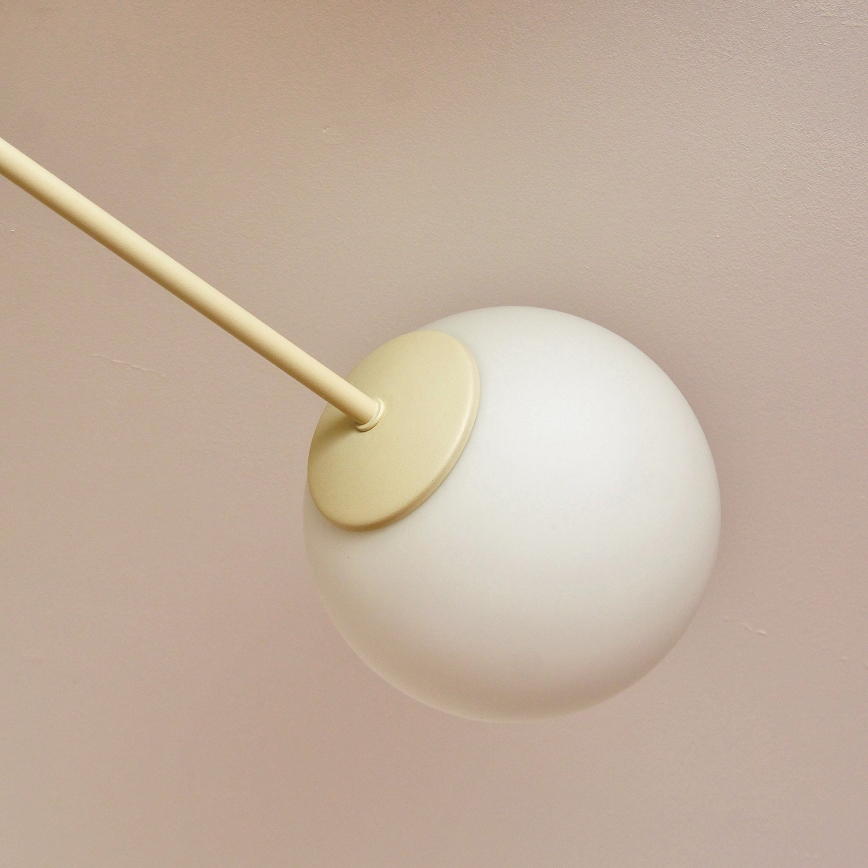 Pinta-asennettava kattovalaisin MOON 4xE27/15W/230V, kermanvärinen