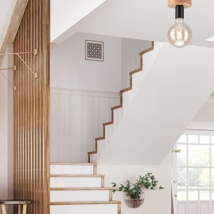 Pinta-asennettava kattovalaisin VITO 1xE27/60W/230V pyökki