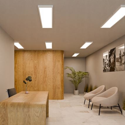 Pinta-asennettava LED-paneeli LED/60W/230V 30x120 cm valkoinen