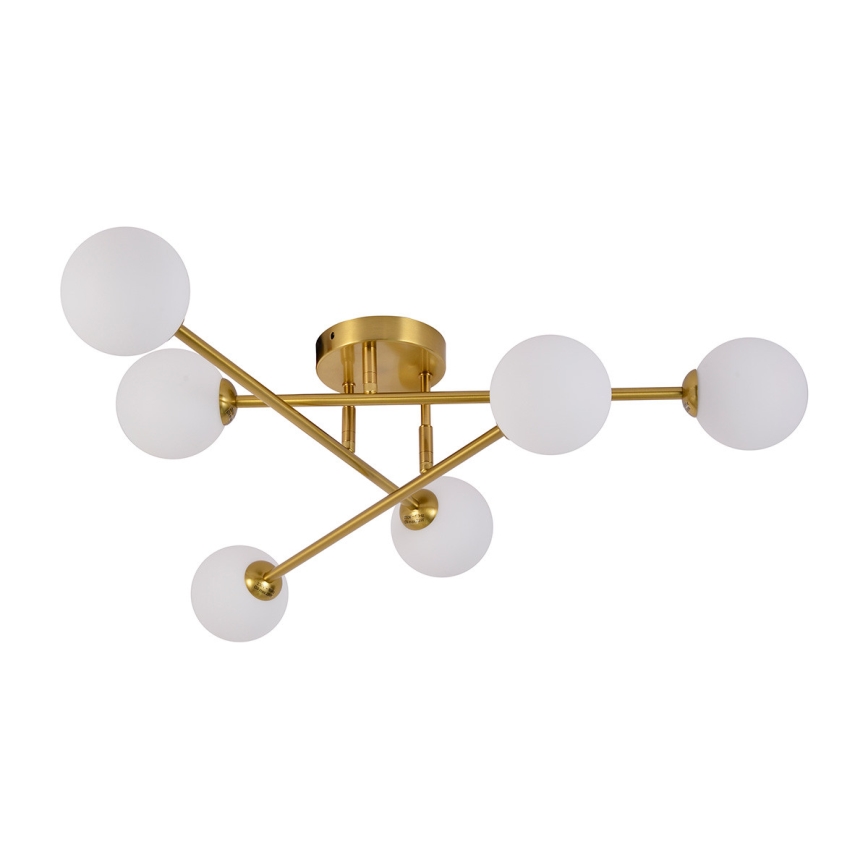 Pinta-asenteinen kattovalaisin DORADO 6xG9/28W/230V, kultainen