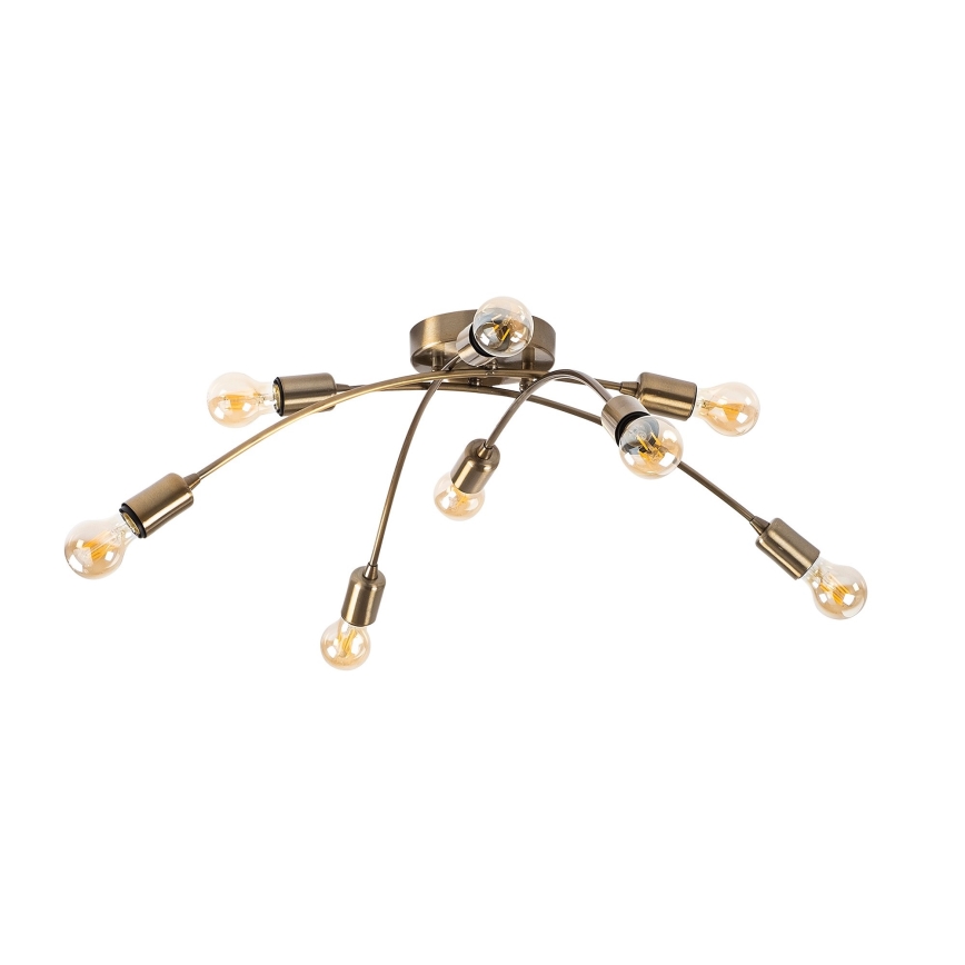 Pinta-asetettava kattokruunu BANANA 8xE27/40W/230V