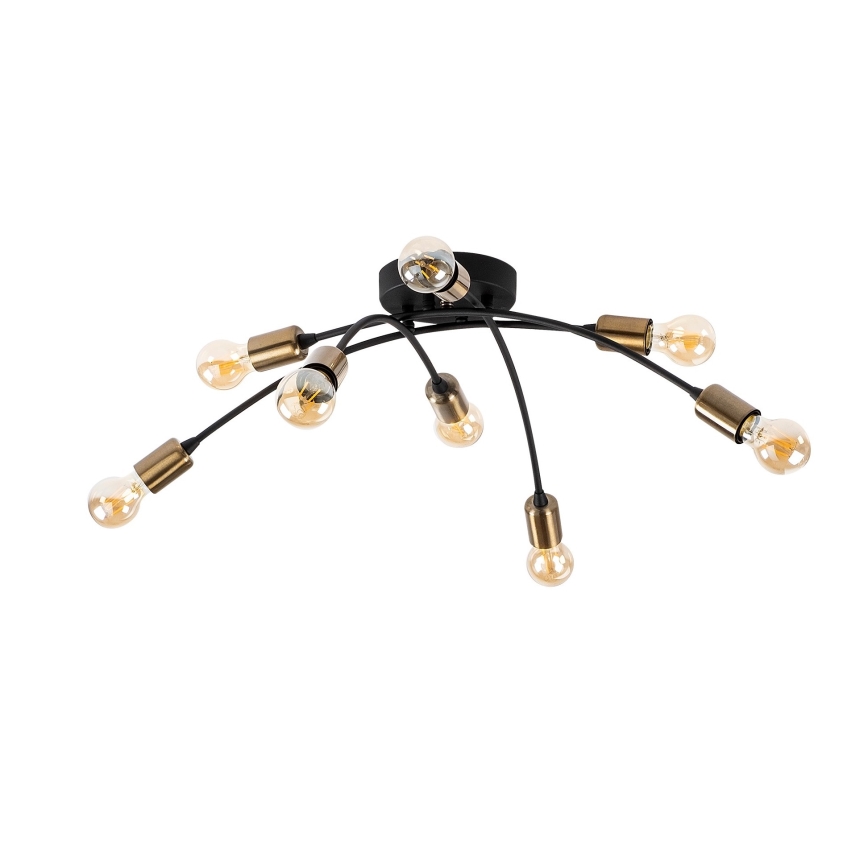 Pinta-asetettava kattokruunu BANANA 8xE27/40W/230V