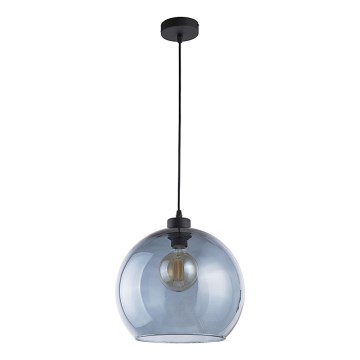 Pinta-asetettava kattokruunu CUBUS 1xE27/60W/230V sininen