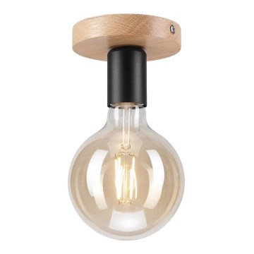 Pinta-asetettava kattokruunu VITO OAK 1xE27/60W/230V tammi