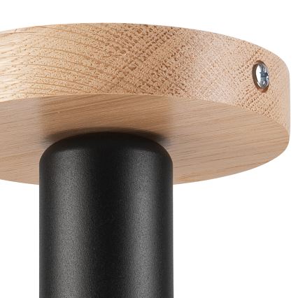 Pinta-asetettava kattokruunu VITO OAK 1xE27/60W/230V tammi