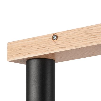 Pinta-asetettava kattokruunu VITO OAK 2xE27/60W/230V tammi