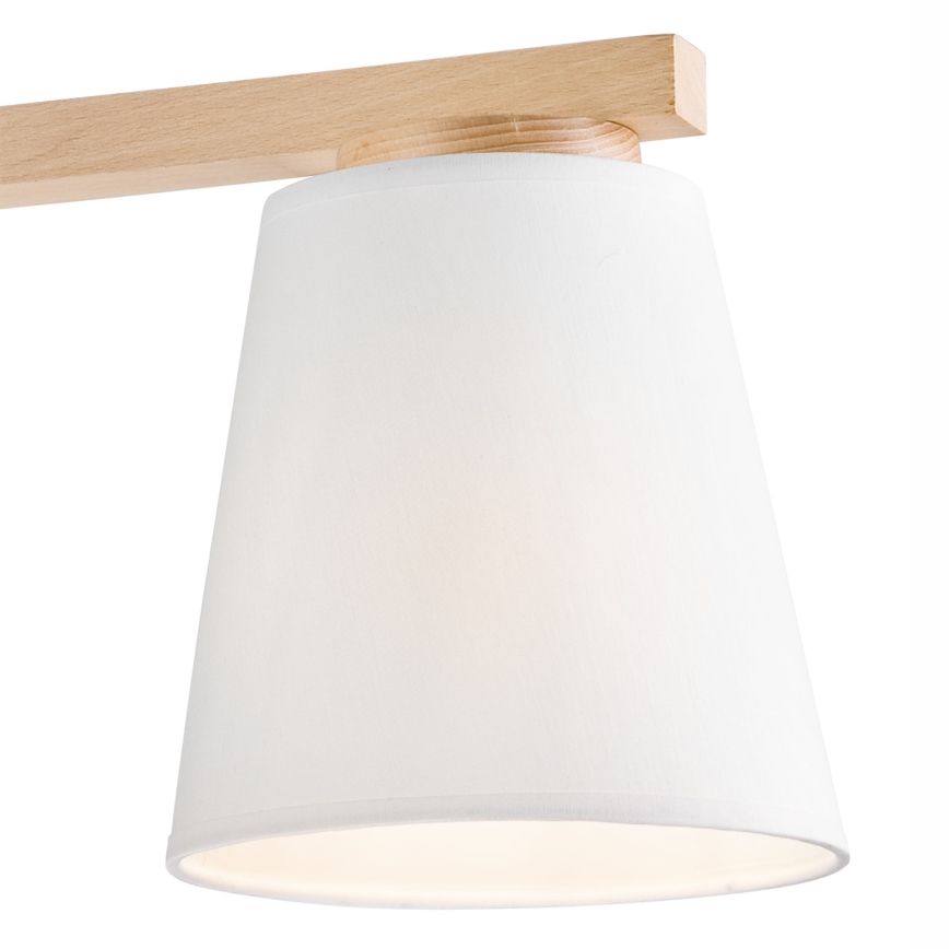 Pinnallinen kattovalaisin ELLIE 3xE27/60W/230V pyökki