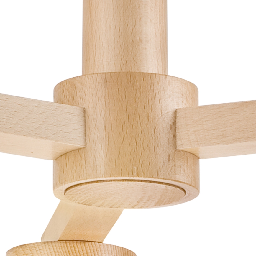 Pinnallinen kattovalaisin ELLIE 3xE27/60W/230V pyökki