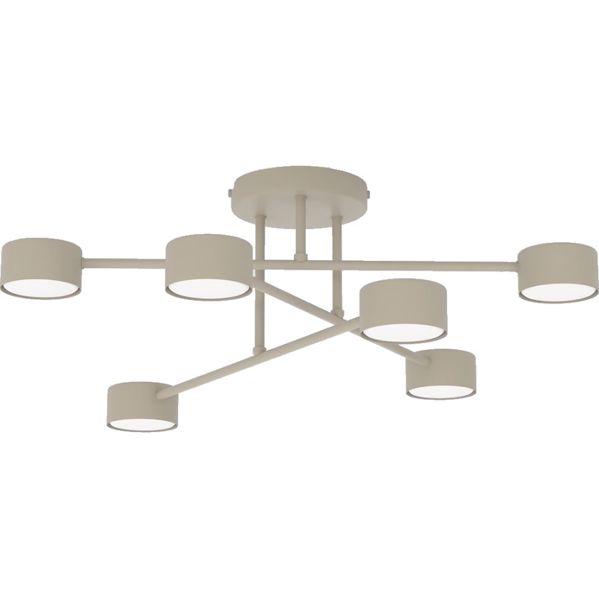 Pintakiinnitteinen HALO-kattovalaisin 6xGX53/10W/230V, beige