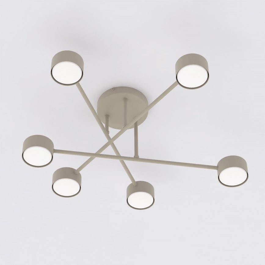 Pintakiinnitteinen HALO-kattovalaisin 6xGX53/10W/230V, beige