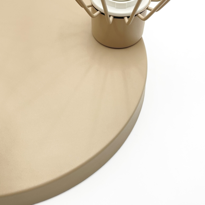 Pintakiinnitteinen kattokruunu AUDREY 3xE27/60W/230V beige