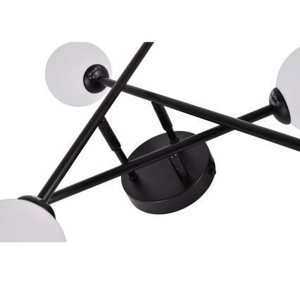 Pintakiinnitteinen kattokruunu DORADO 6xG9/28W/230V musta