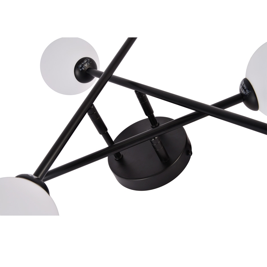 Pintakiinnitteinen kattokruunu DORADO 6xG9/28W/230V musta