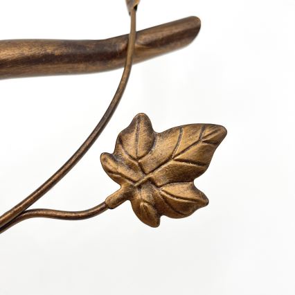 Pintakiinnitteinen kattokruunu ROZETA 3xE14/40W/230V pronssinvärinen