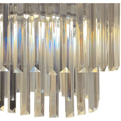 Pintakiinnitteinen kattokruunu VETRO 4xE14/40W/230V kiiltävä kromi