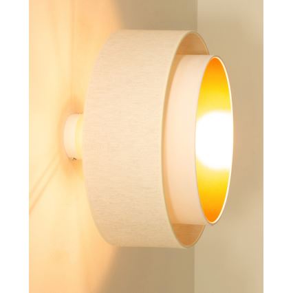 Pintakiinnitteinen kattovalaisin NATIA 1xE27/60W/230V, halkaisija 45 cm, valkoinen