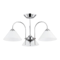 Pintakiinnitteinen kattovalaisin TAPER 3xE27/15W/230V, kiiltävä kromi