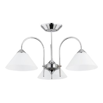 Pintakiinnitteinen kattovalaisin TAPER 3xE27/15W/230V, kiiltävä kromi