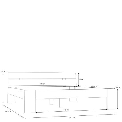 PIROA parisänky 180x200 cm beige