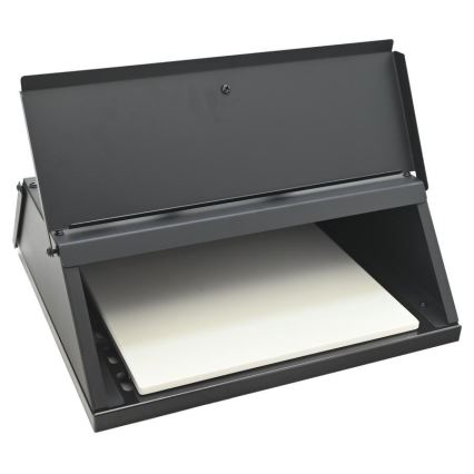 Pizzauuni ovella ja lämpömittarilla 40x35,5x21 cm musta