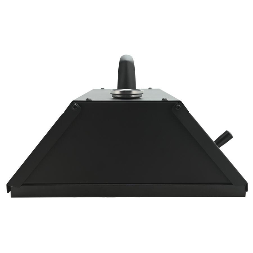 Pizzauuni ovella ja lämpömittarilla 40x35,5x21 cm musta