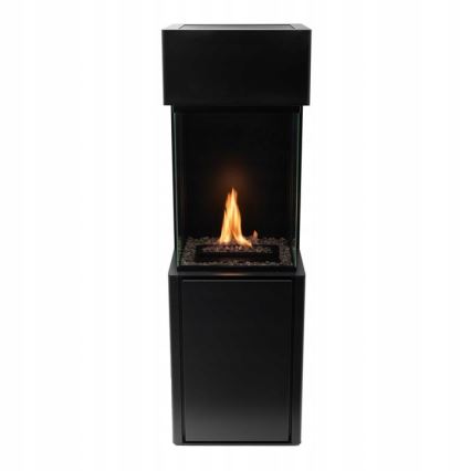 Planika - BIO-takka kaukosäätimellä 126,2x40 cm 3,5kW/230V musta