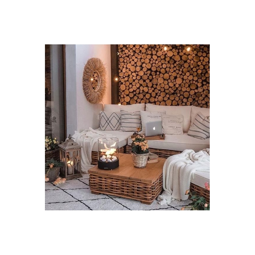 Planika - BIO-takka 36,3x25,1 cm 2,5 kW musta