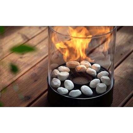 Planika - BIO-takka 36,3x25,1 cm 2,5 kW musta