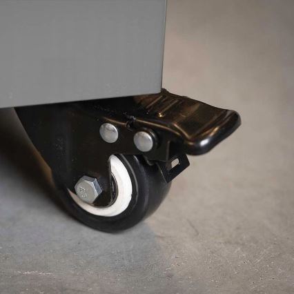 Planika - Ulkotila kaasu takka 142x36 cm 8kW 1xAAA harmaa + suojus