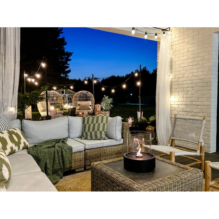 Planika - BIO takka 35,3x25,1 cm 2,5kW musta