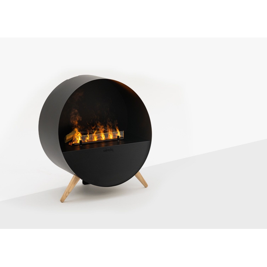 Planika - Höyrytakka kaukosäätimellä 72,9x65,3 cm 125W/230V musta