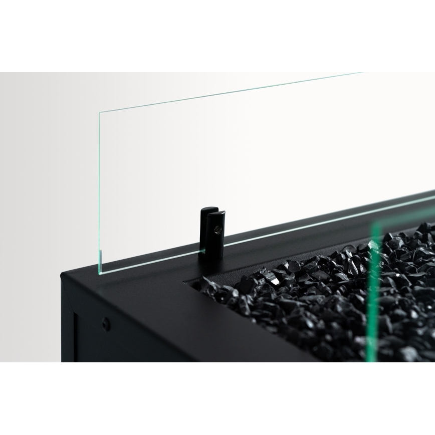 Planika - Ulkokäyttöinen kaasukamiina 41,4x69,8 cm 10 kW 1xAAA musta + suojakansi