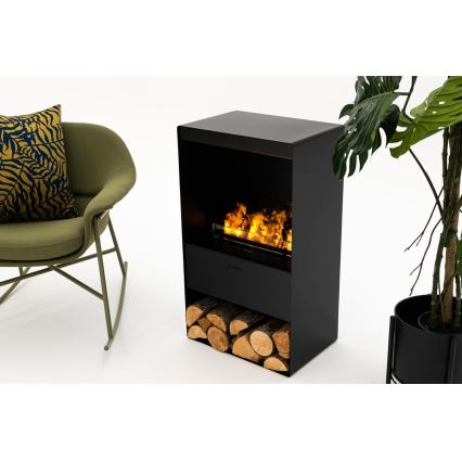 Planika - Höyrytakka kaukosäätimellä 83x48 cm 125W/230V musta