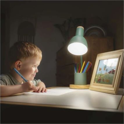 POPPY-pöytälamppu 1xE27/25W/230V, vihreä