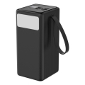 Power Bank 60000 mAh 20W Power Delivery 4xUSB-A + 2xUSB-C LED-taskulla ja 1 m USB-C-kaapelilla musta